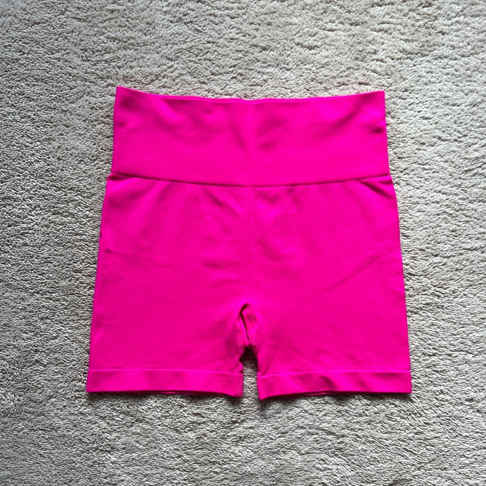 Hot pink Zyia biker shorts